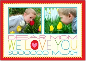 Boys Mothers Day Card