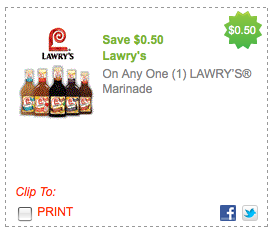 lawrys coupon