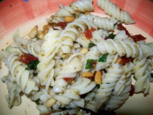 Pesto & Sundried Tomato Pasta Recipe