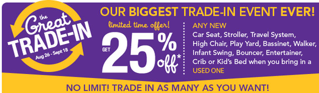 Babiesrus trade In event