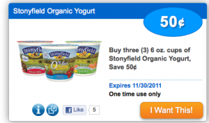 stonyfield coupon