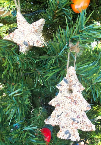 Birdseed Ornaments