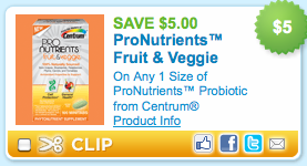 centrum pronutrients coupon