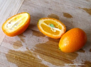 cut kumquat