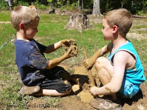 Boys in Mud