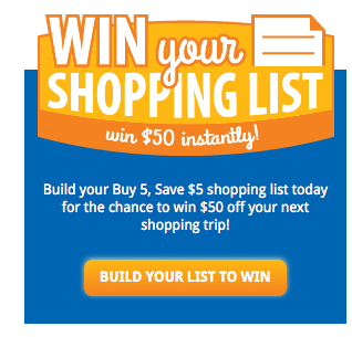 Win Your Shopping List