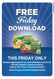 free friday download kroger
