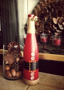 Santa Wine Bottles