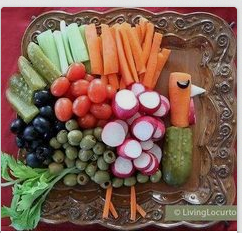 Turkey veggie tray