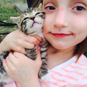 kitty with Sophia